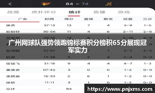 广州网球队强势领跑锦标赛积分榜积65分展现冠军实力